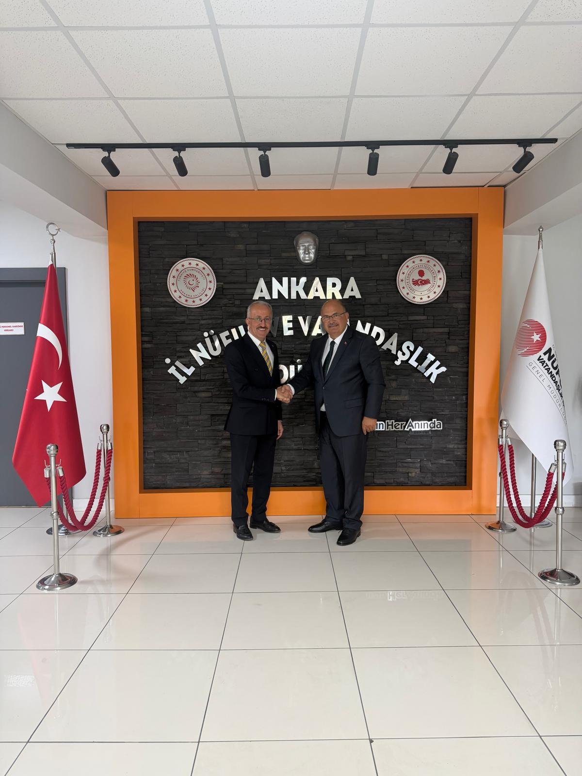 ANKARA NÜFUS MÜDÜRÜMÜZÜ ZİYARET